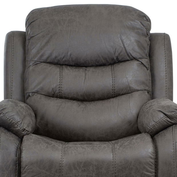 Polohovací křeslo Troquelados (šedá)