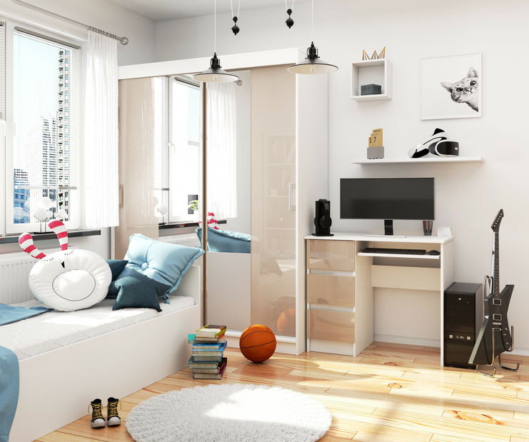 PC stolek Benicio (cappuccino) (L)