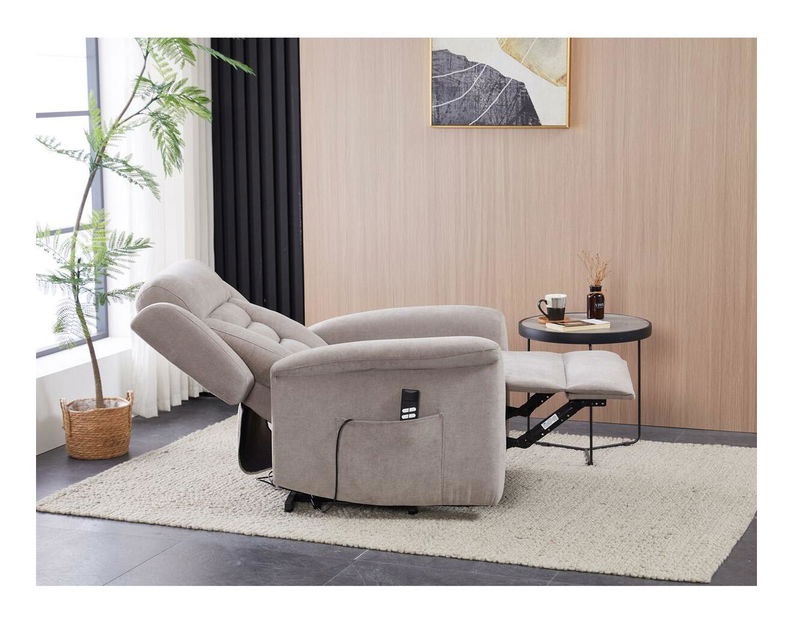 Polohovací křeslo Tonta (lanýžová)