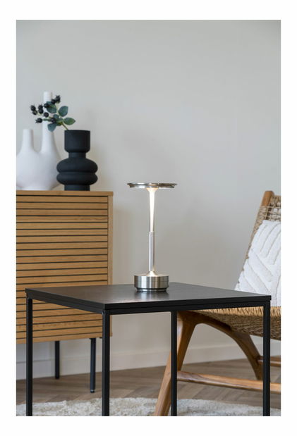 Stolní lampa Lsivania (stříbrná)