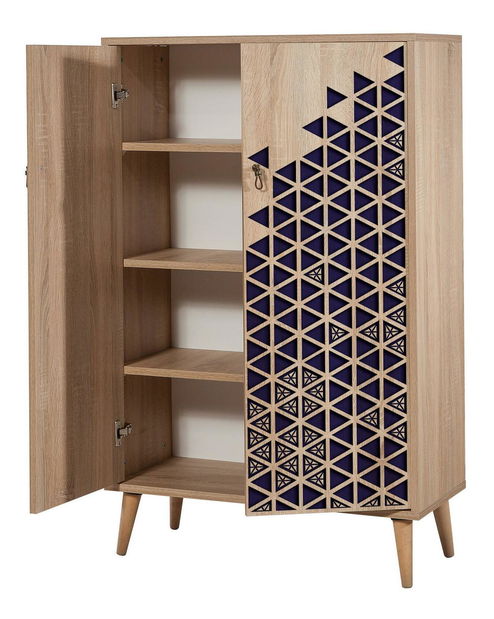 Skříňka Multibox 123 (dub sonoma)