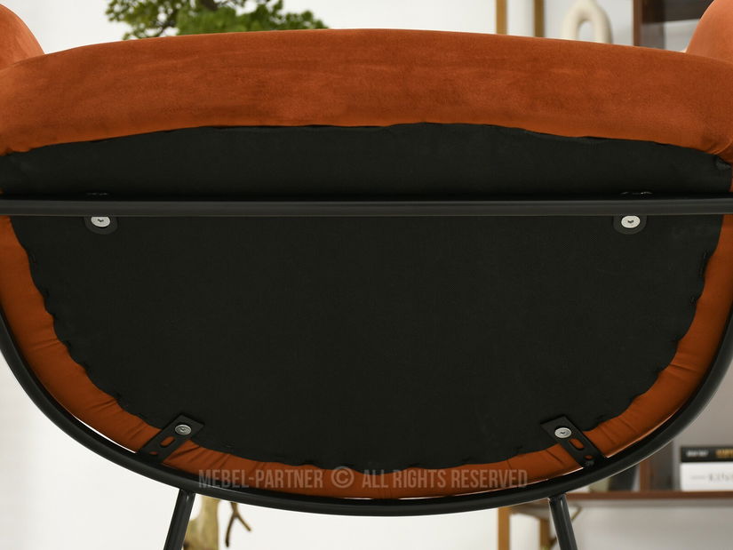 Křeslo Baggie F (měděná + černá)