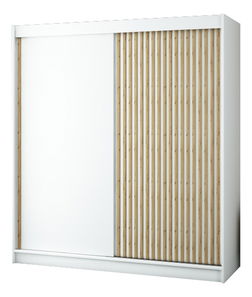 Šatní skříň 200 cm Ladonna (bilá matná)