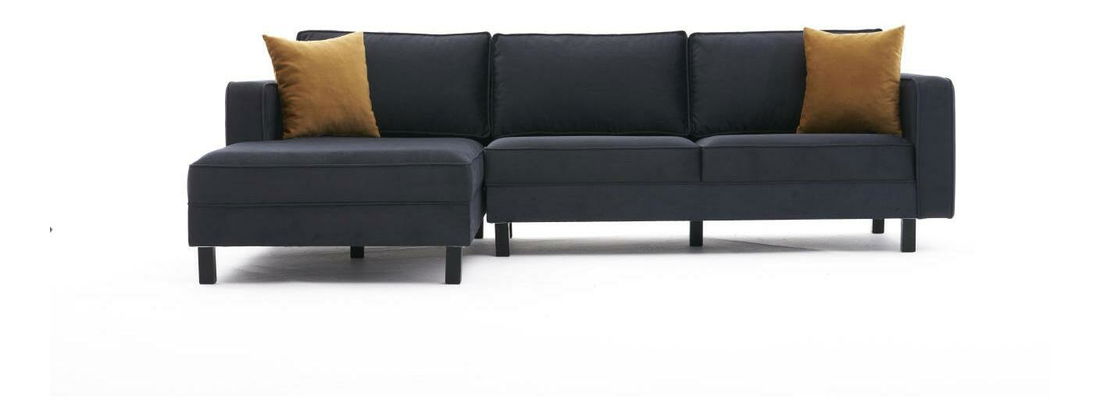 Rohová sedačka Kalen 1 (L) (antracit samet)