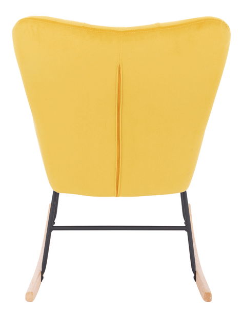 Designové houpací křeslo Kerem (žlutá)