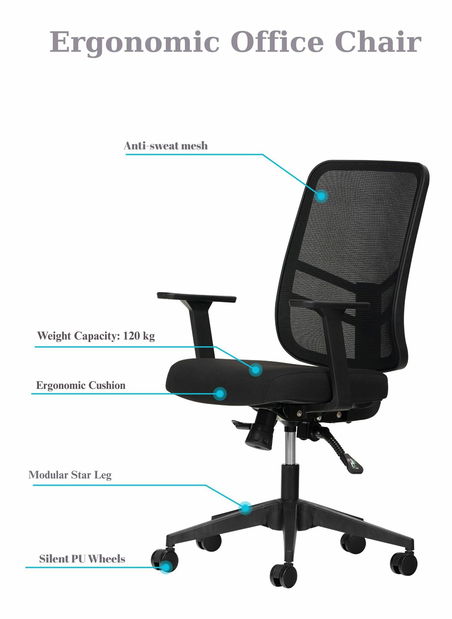 Kancelářská židle Lumba 2 (černá)