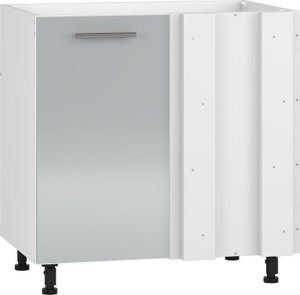Dolní kuchyňská skříňka pod umyvadlo Verlene DK-80/82 (bílá + světle šedá)