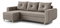  Rohová sedací souprava Eugenie (L) (tmavobéžová)