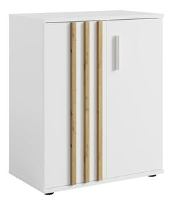 Skříňka Tullin 1 (bílá + dub artisan)