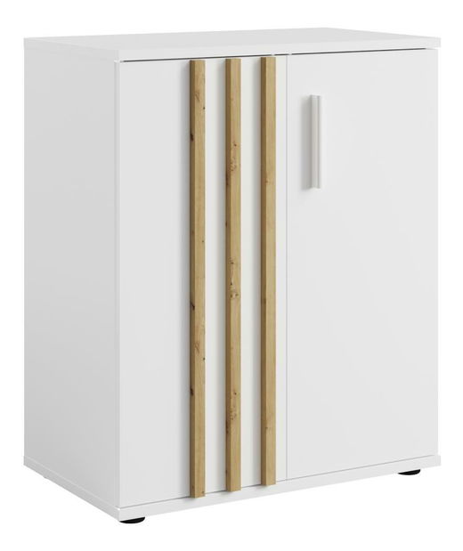 Skříňka Tullin 1 (bílá + dub artisan)