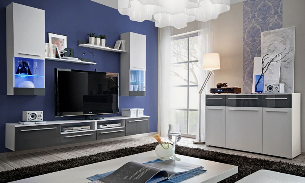 Obývací stěna Evora (s osvětlením)