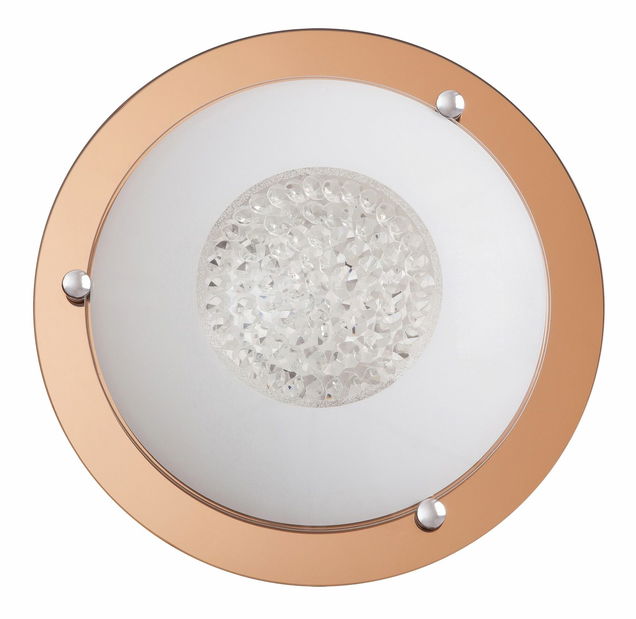 Stropní svítidlo Patricia 2466 (průhledná + růžová zlatá)