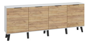 Skříňka Shela SVN-03 (craft bílý + craft zlatý)