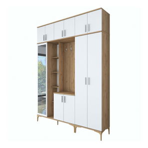 Předsíň Emily 21 (se zrcadlem) (ořech + bílá)