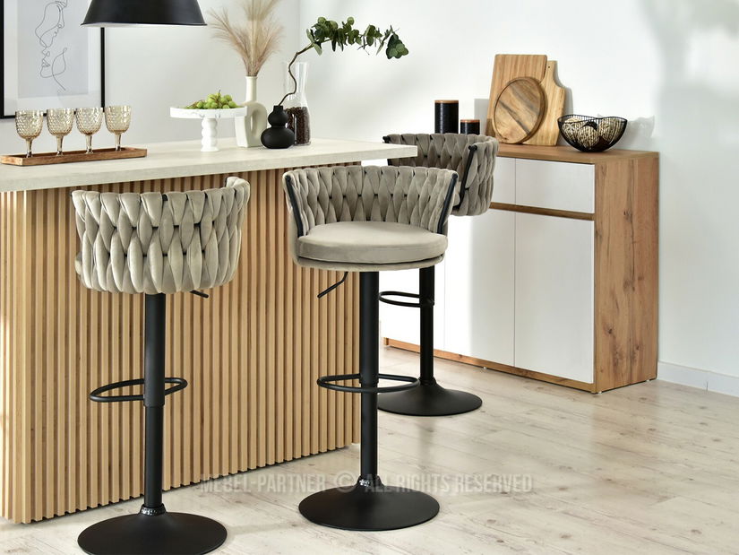 Židle Adel (béžová + černá)