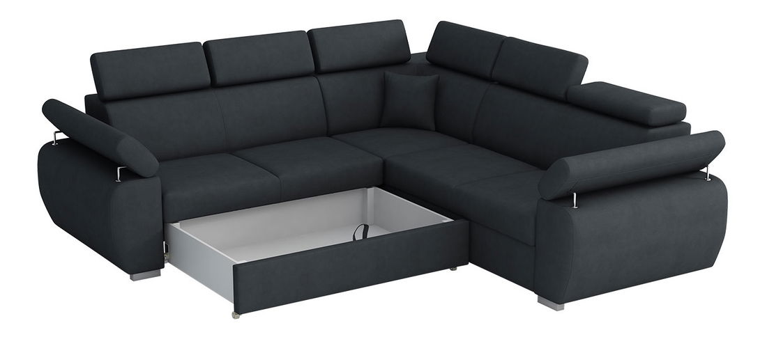 Rohová sedací souprava Linoria Maxi (šedá)