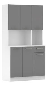 Kuchyňský kout Palermo NEW (bílá + grafit)