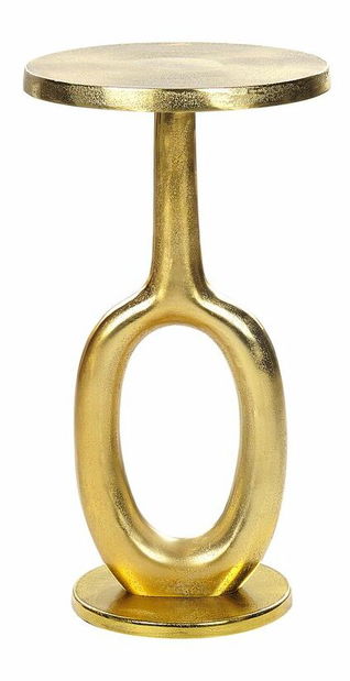 Příruční stolek Apko (zlatá)