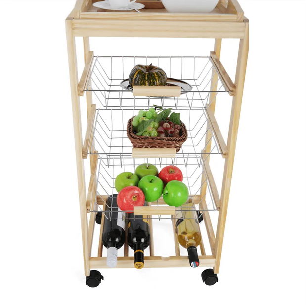 Příruční stolek Hury (přírodní)