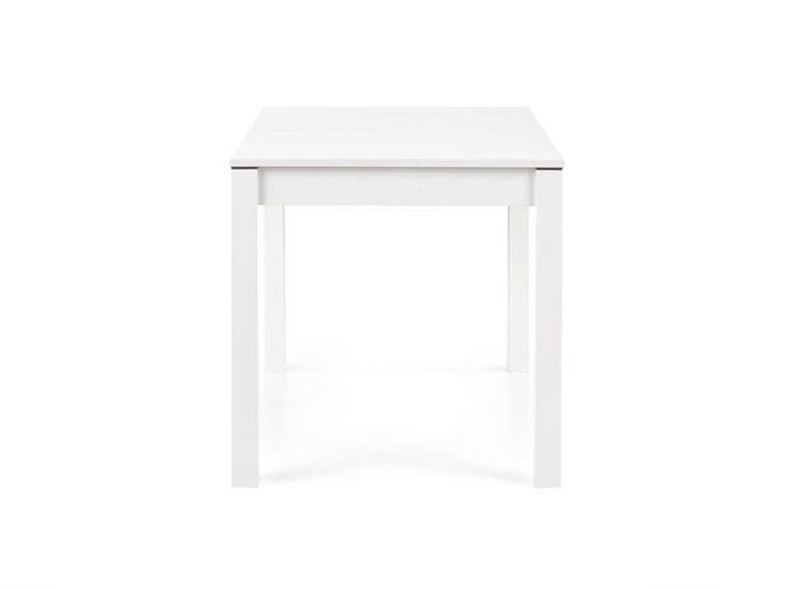 Rozkládací jídelní stůl 118-158 cm Mauric (bílá) (pro 4 6 osob)