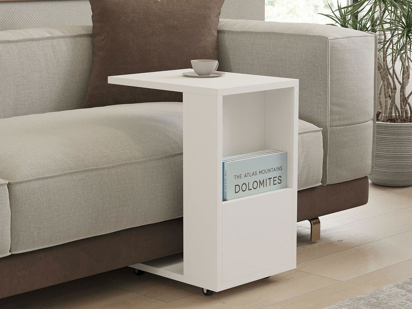 Příruční stolek Ditosi (bílá)