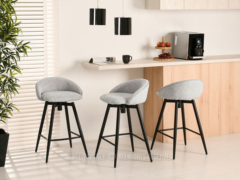 Židle Ignis (šedá + černá)