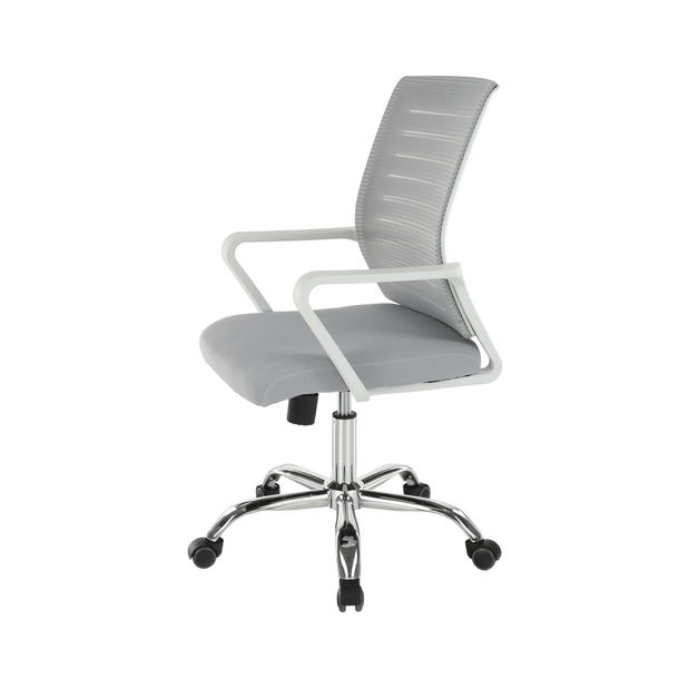 Kancelářské křeslo Cerise (bílá + šedá)