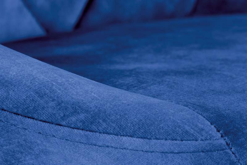 Barová židle Henrietta (tmavě modrá + černá)