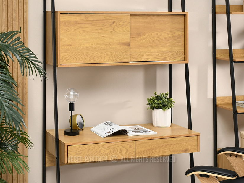 PC stolek Omega (dub + černá)