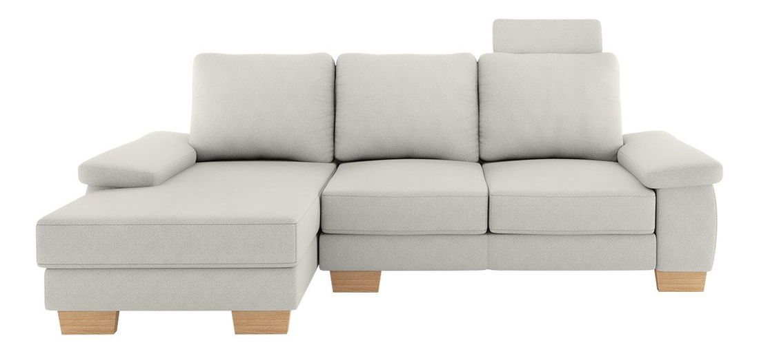 Rohová sedačka Loxy 1 (krémová) (s úl. prostorem) (L)