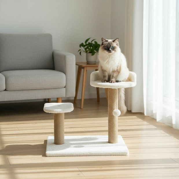 Škrabadlo pro kočky Tinka (béžová)