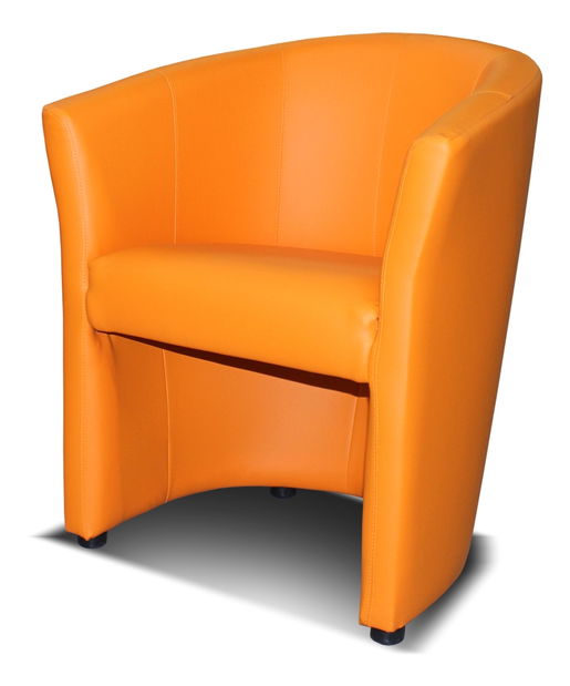Křeslo Kub oranž