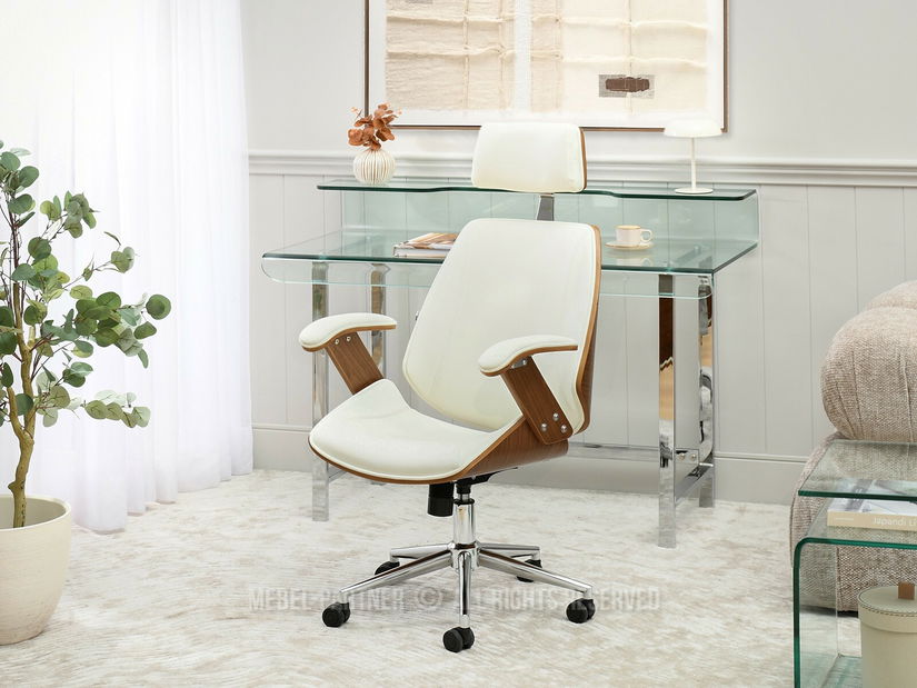 Kancelářské křeslo Frankovstain (krémová)