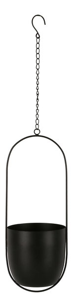 Závěsný květináč Clomeriaina (černá)