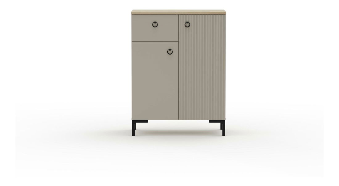 Komoda Demandaron 3 (taupe + dub silverjack)