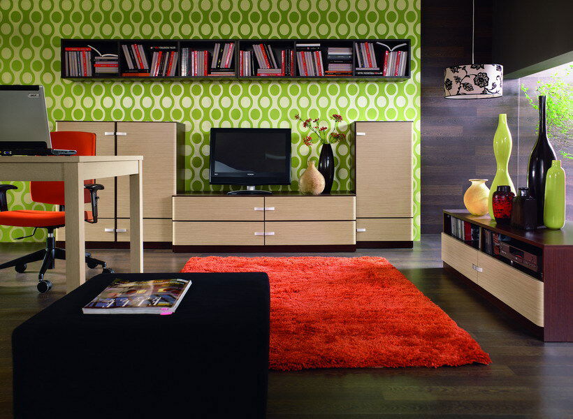 Vitrína BRW CLIPPER KOM4D-4W