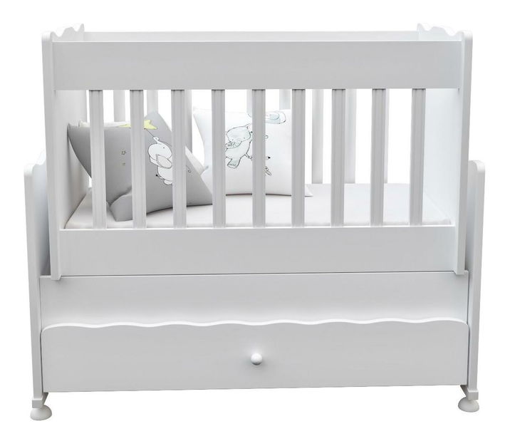 Dětská postýlka Timalo 1 (bílá) *výprodej