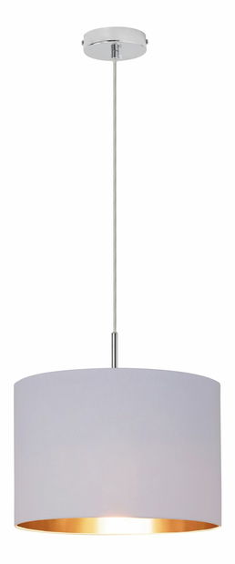 Závěsné svítidlo Monica 2531 (bílá + zlatá + chromová)