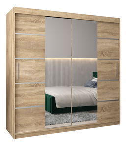 Šatní skříň 200 cm Verika 4 200 (dub sonoma)