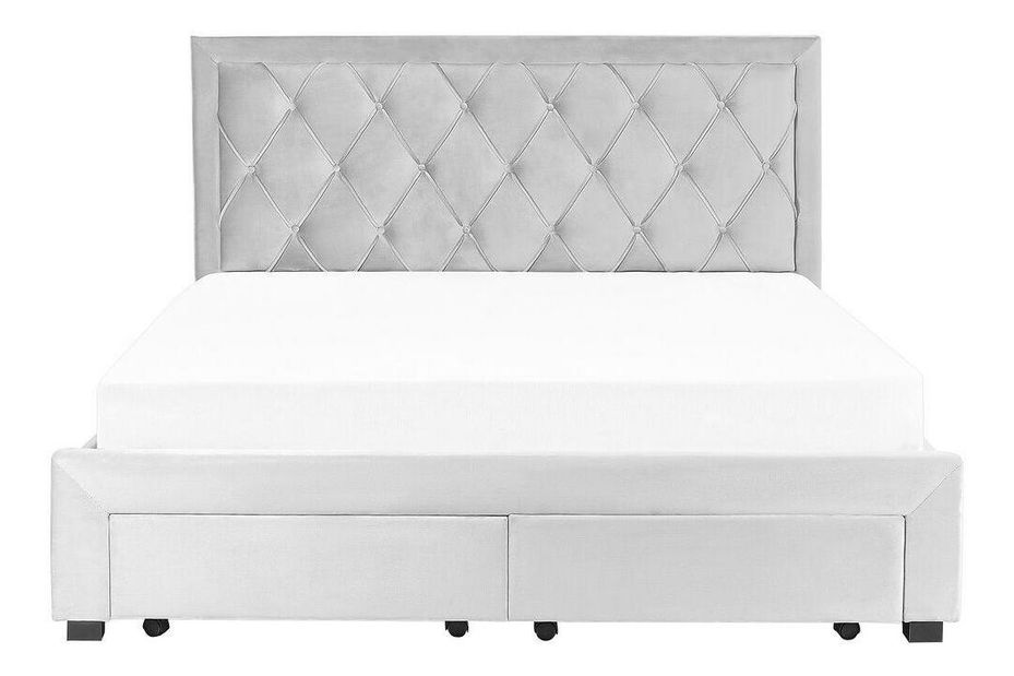 Manželská postel 180 cm Levi (šedá)