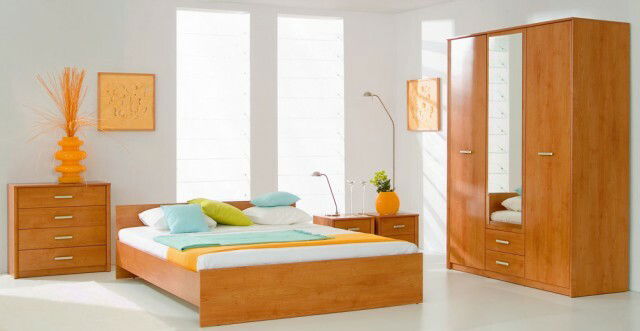 Manželská postel 180 cm BRW KIM lůžko 180