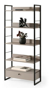 Regál Ligero (béžová + černá)