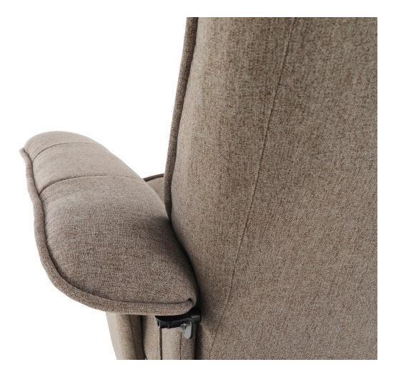 Relaxační křeslo Lerato (hnědošedá)