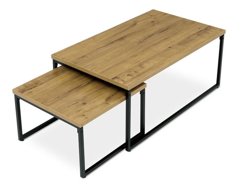 Set 2 konferenčních stolků Canguros (dub divoký)