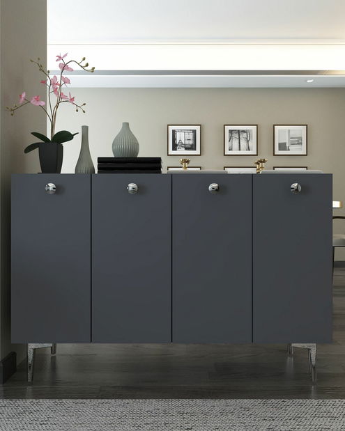 Skříňka Betí 1 (bílá + černá)