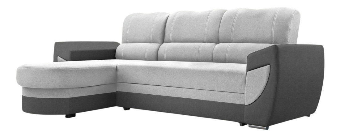 Rohová sedacia súprava Trento (světlešedá + šedá) (L)