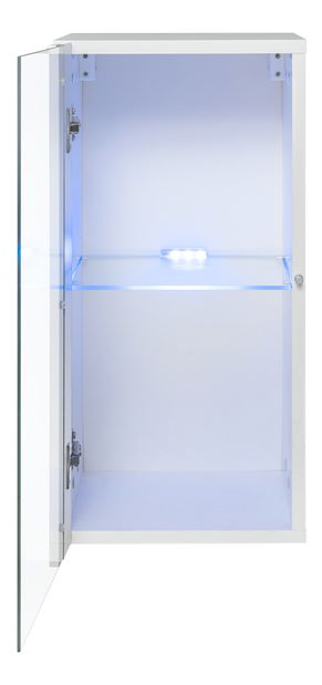 Vitrína na stěnu Southport 27 WW SW WW 4 (bílá)