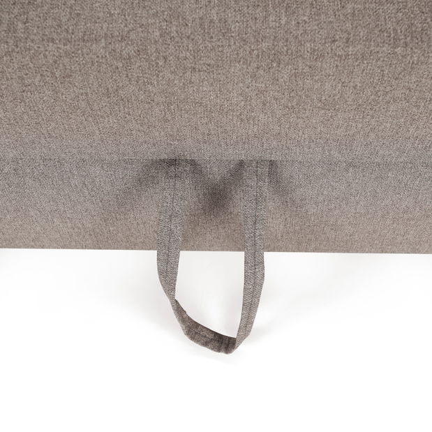 Rohová sedací souprava ve tvaru U Seglaria (šedohnědá) (P)