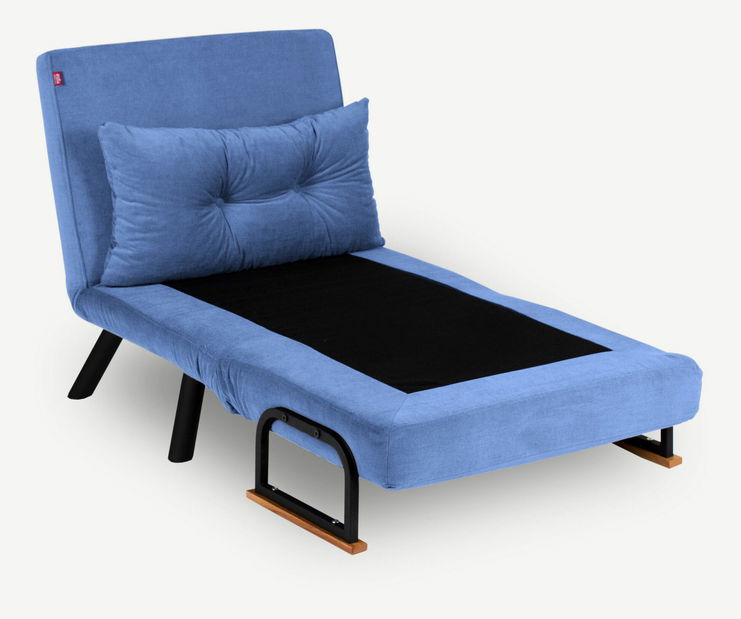 Rozkládací křeslo Sandy (modrá)