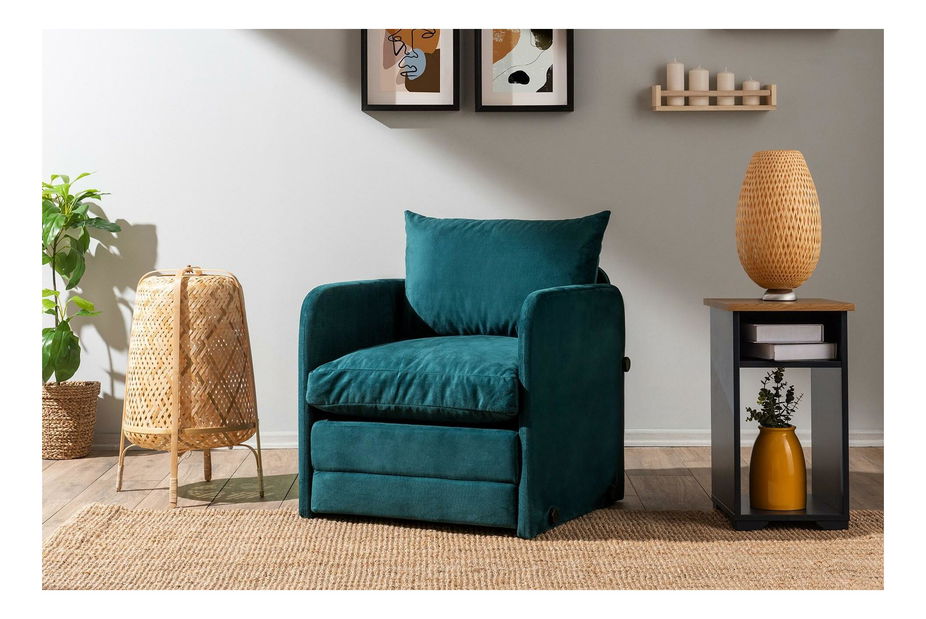 Rozkládací křeslo Sagoretti (petrolejová)